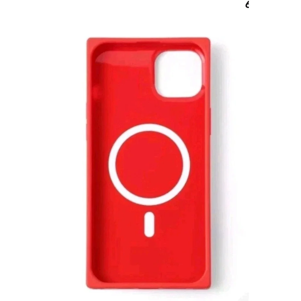 Hello Lux Red Bandana Square Glossy iPhone Case 15 Plus 14 Plus NEW Never Used